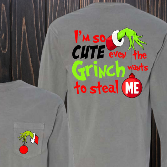 I'm So Cute, Grinch Tee - Southern Obsession Co. 