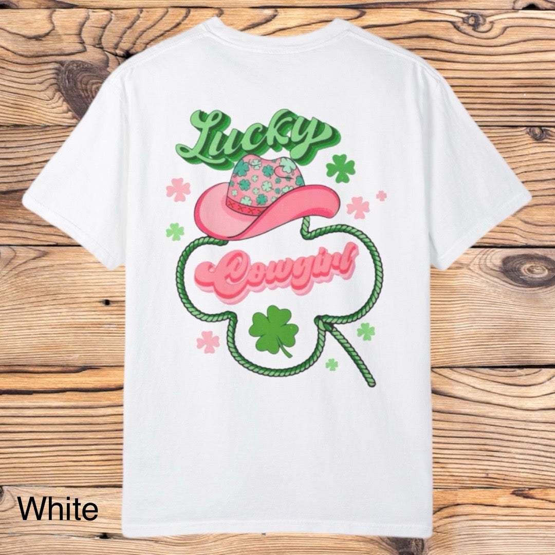 Lucky Cowgirl Tee - Southern Obsession Co. 