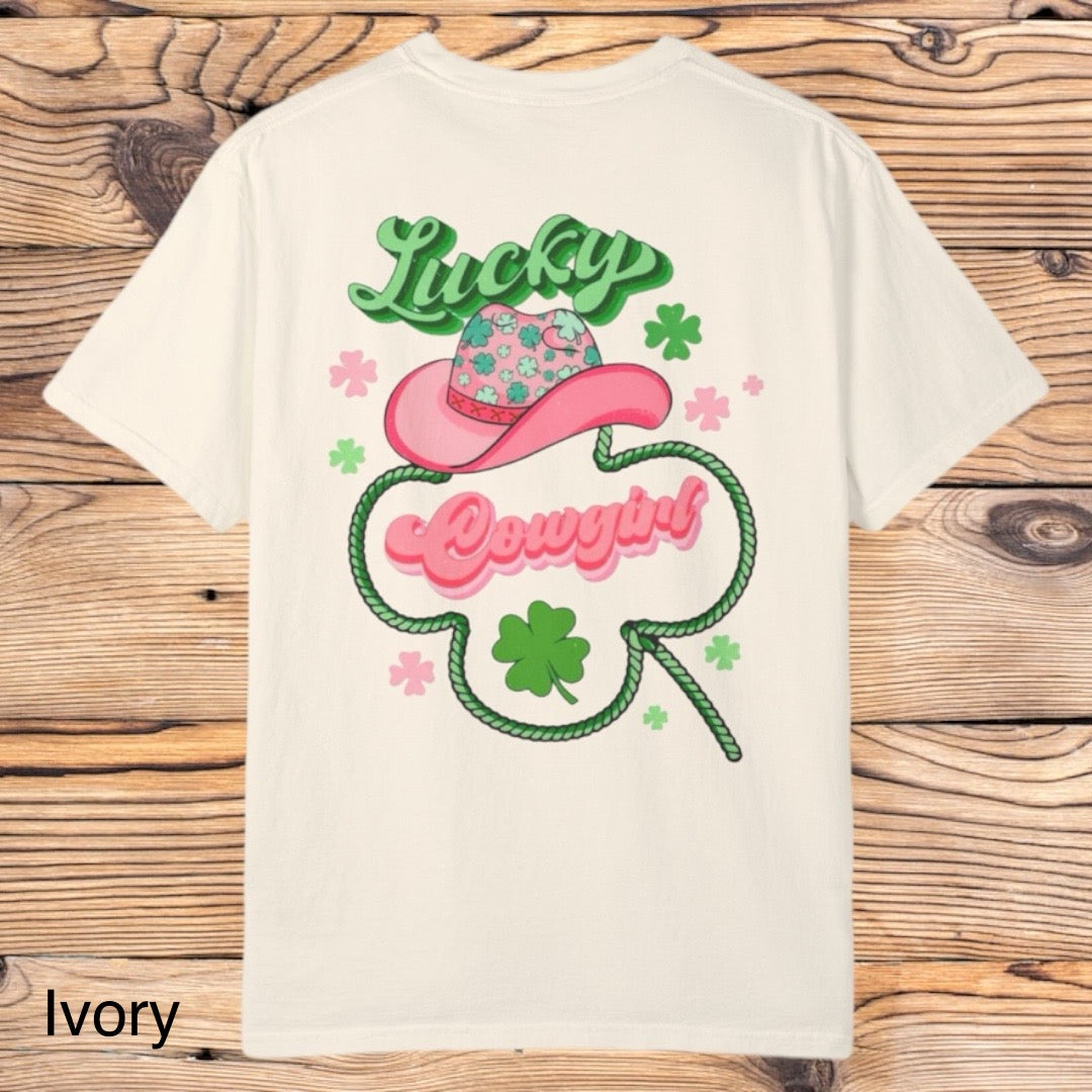 Lucky Cowgirl Tee - Southern Obsession Co. 