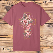  Floral Cross Tee - Southern Obsession Co. 