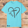Cross, Jesus, Heart Tee - Southern Obsession Co. 