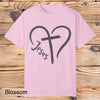 Cross, Jesus, Heart Tee - Southern Obsession Co. 