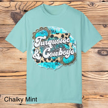 Load image into Gallery viewer, Turquoise &amp; Cowboy Tee
