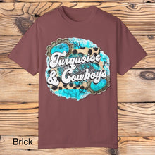 Load image into Gallery viewer, Turquoise &amp; Cowboy Tee
