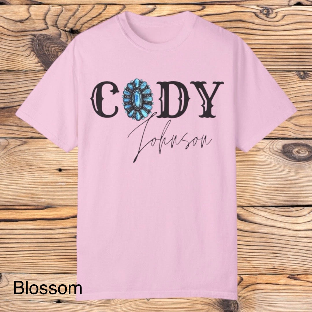 Cody Johnson Turquoise tee - Southern Obsession Co. 