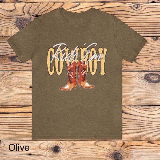 Ride Em Cowboy Tee - Southern Obsession Co. 