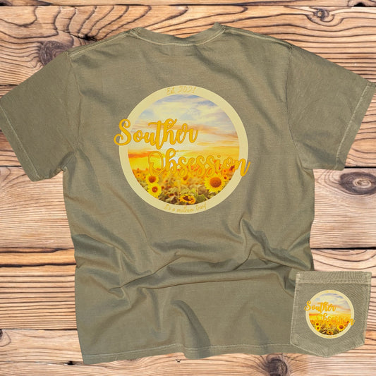 Sunflower Sunset Tee - Southern Obsession Co. 