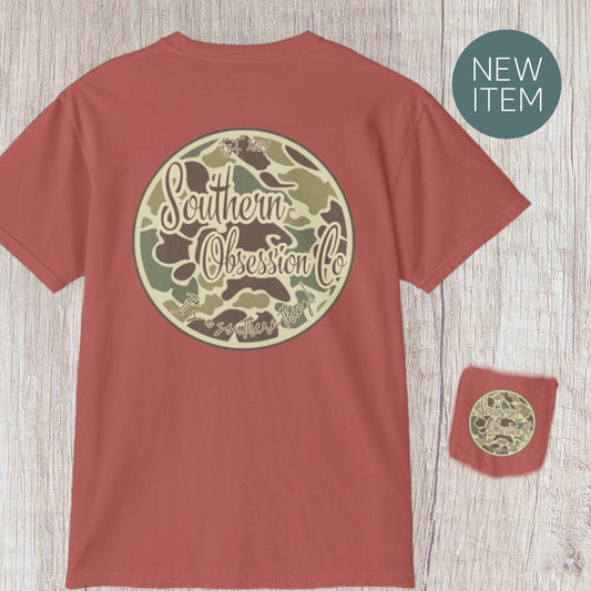 Camo Circle SOC Tee - Southern Obsession Co. 