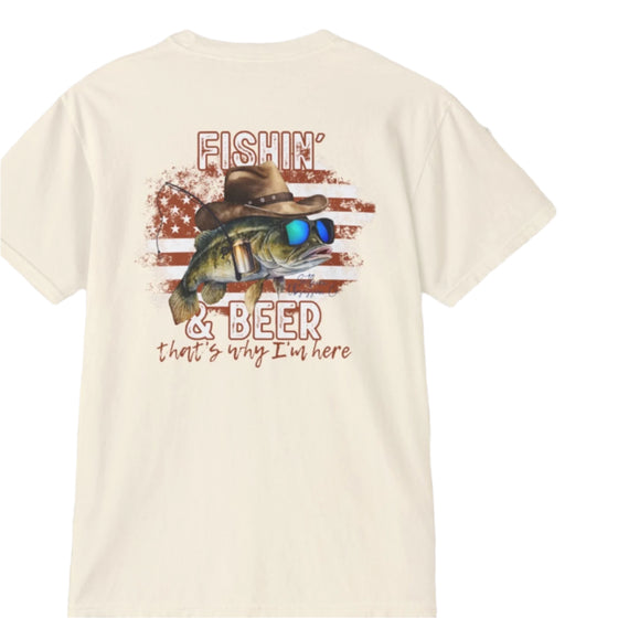 Fishin and Beer Tee - Southern Obsession Co. 