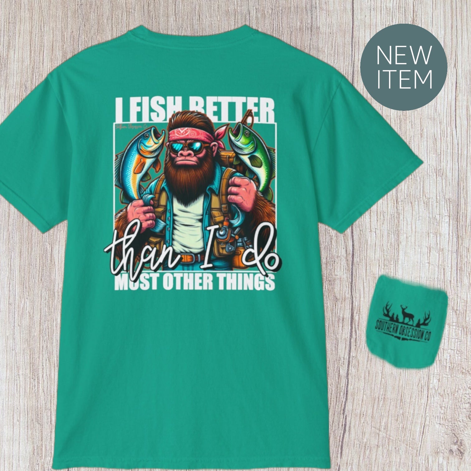 Big Foot Fishin Tee - Southern Obsession Co. 