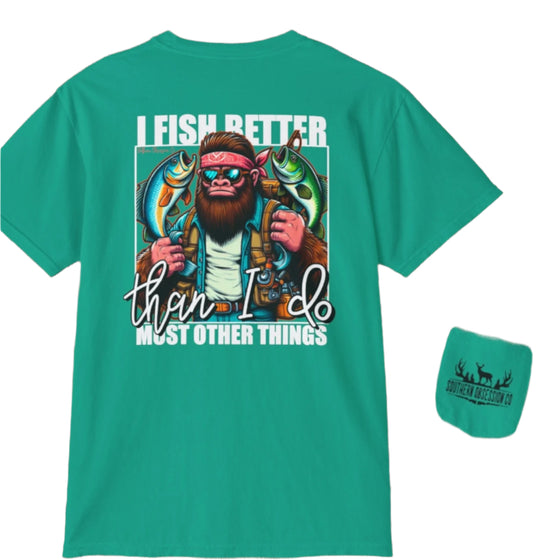 Big Foot Fishin Tee - Southern Obsession Co. 
