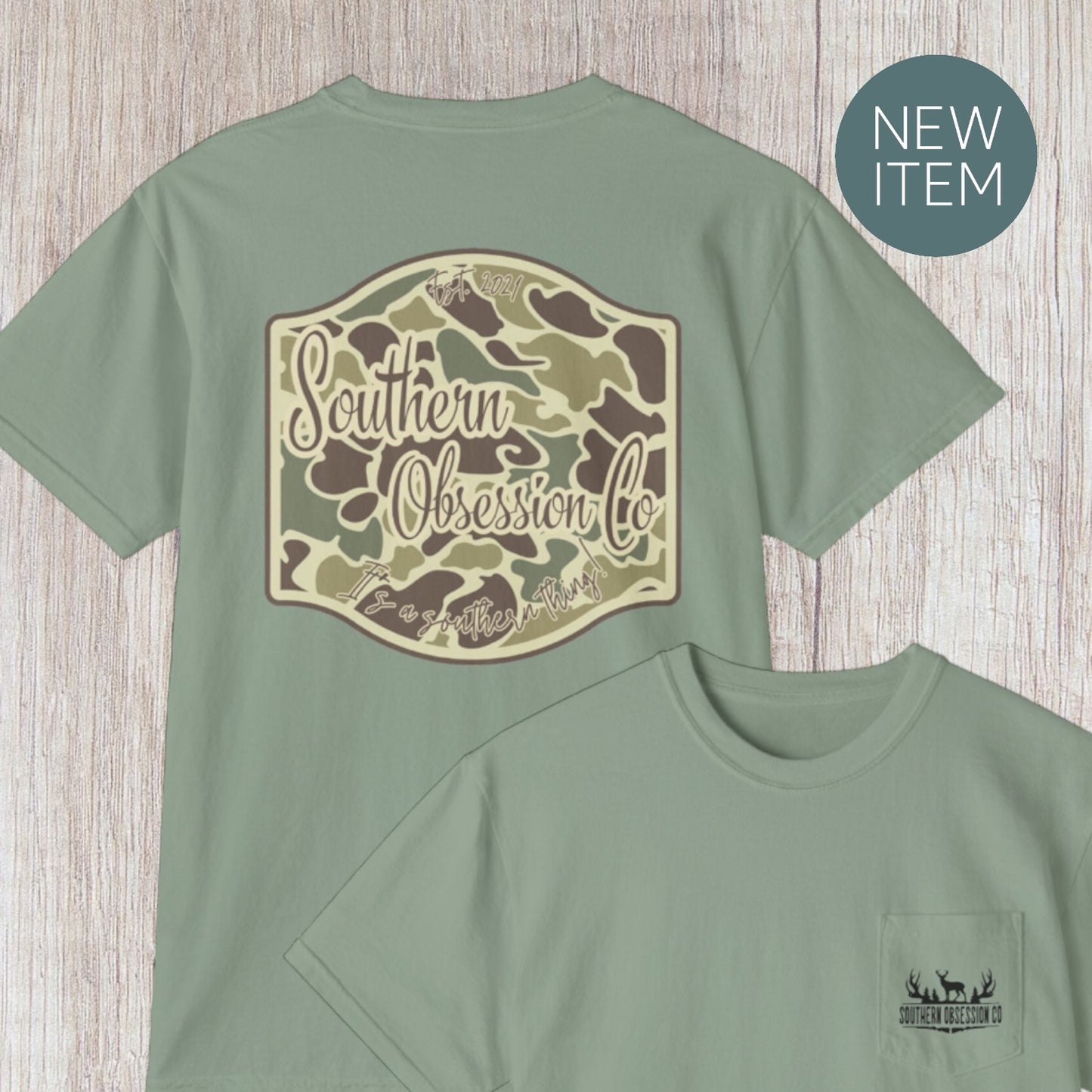 SOC Camo Graphic Tee - Southern Obsession Co. 
