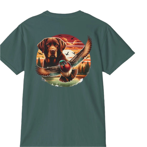 Sunset Lab Tee - Southern Obsession Co. 