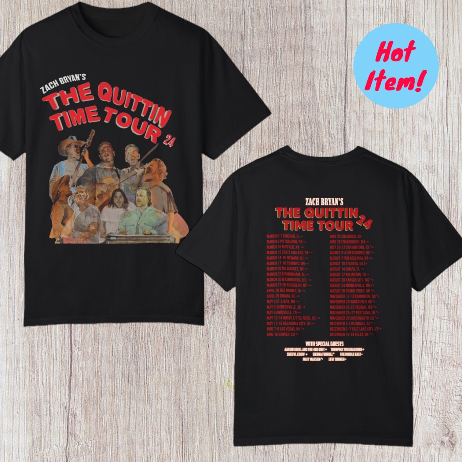 The Quittin Time Tour Tee - Southern Obsession Co. 