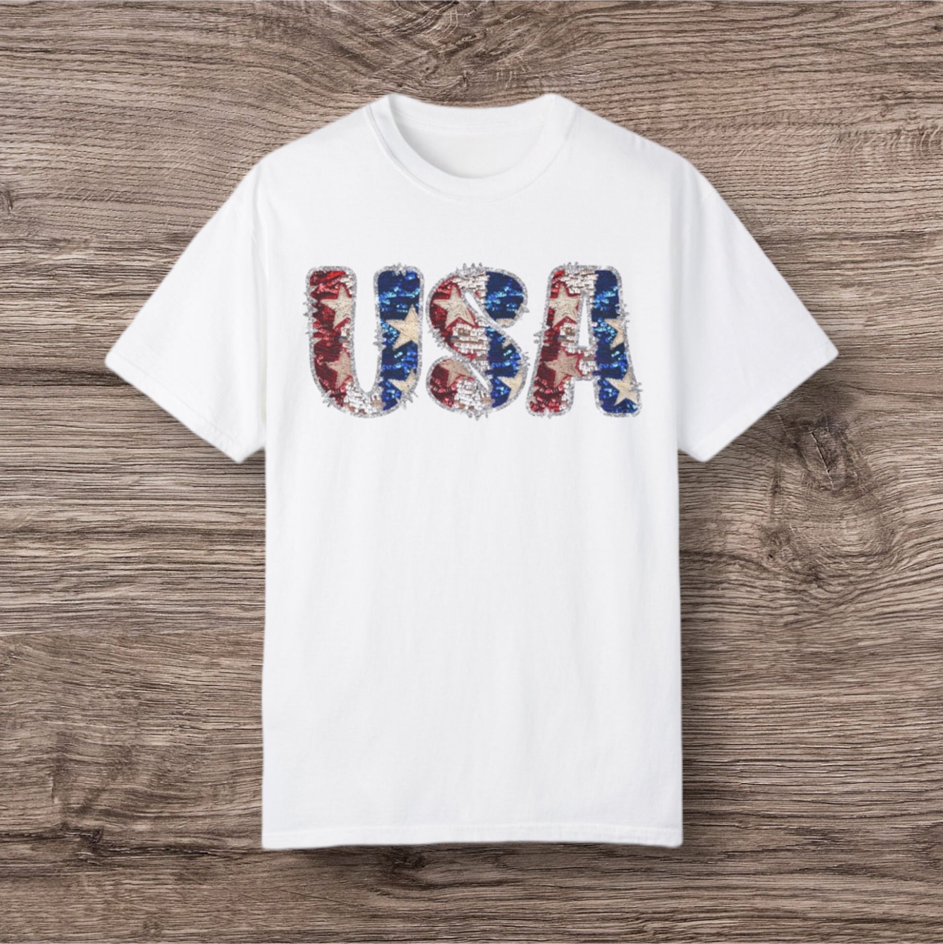 Sparkly USA Tee - Southern Obsession Co. 