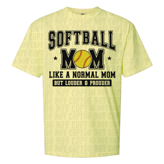Softball Mom Louder Prouder