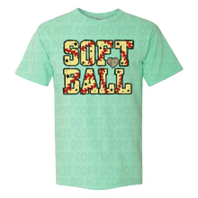  Softball Letters Stacked