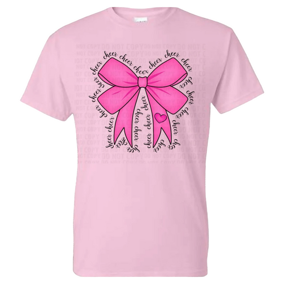 Pink Cheer Bow