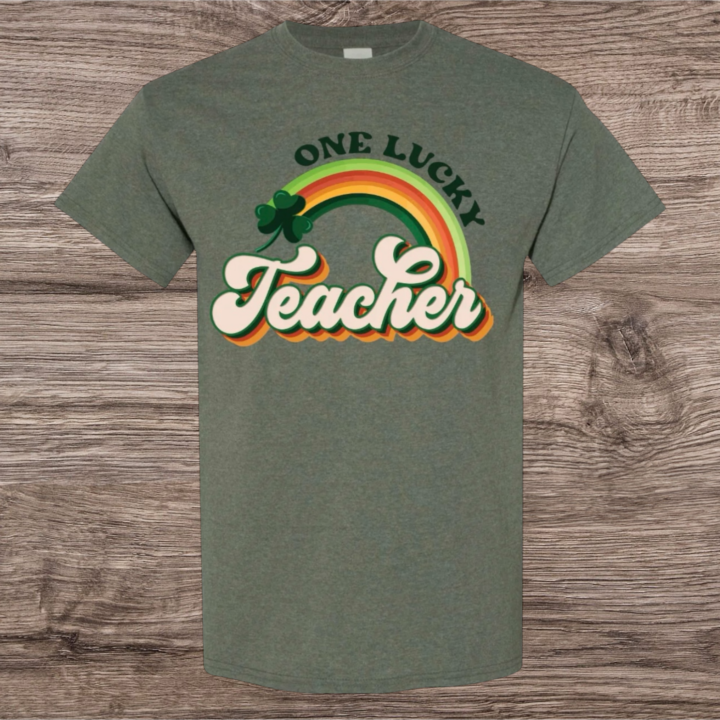 Lucky Teacher Colorful Rainbow