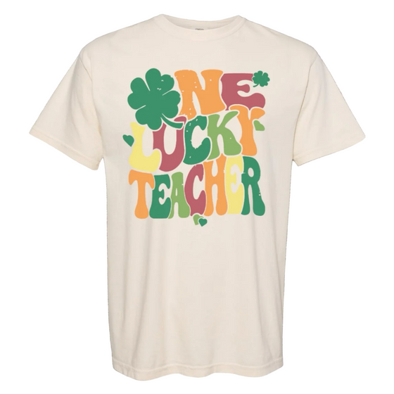 One Lucky Teacher Colorful