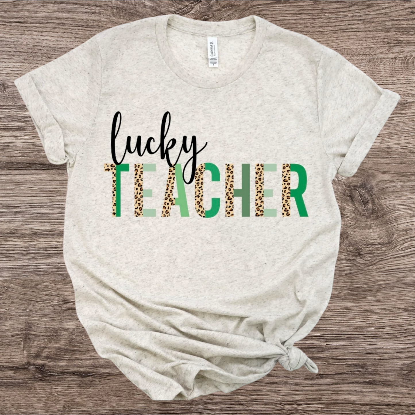 Lucky Teacher - fancy font