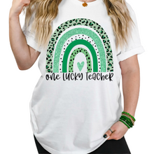  Lucky Teacher Green Leopard Rainbow