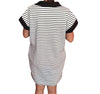 Black/White Strip Dress w/ pockets