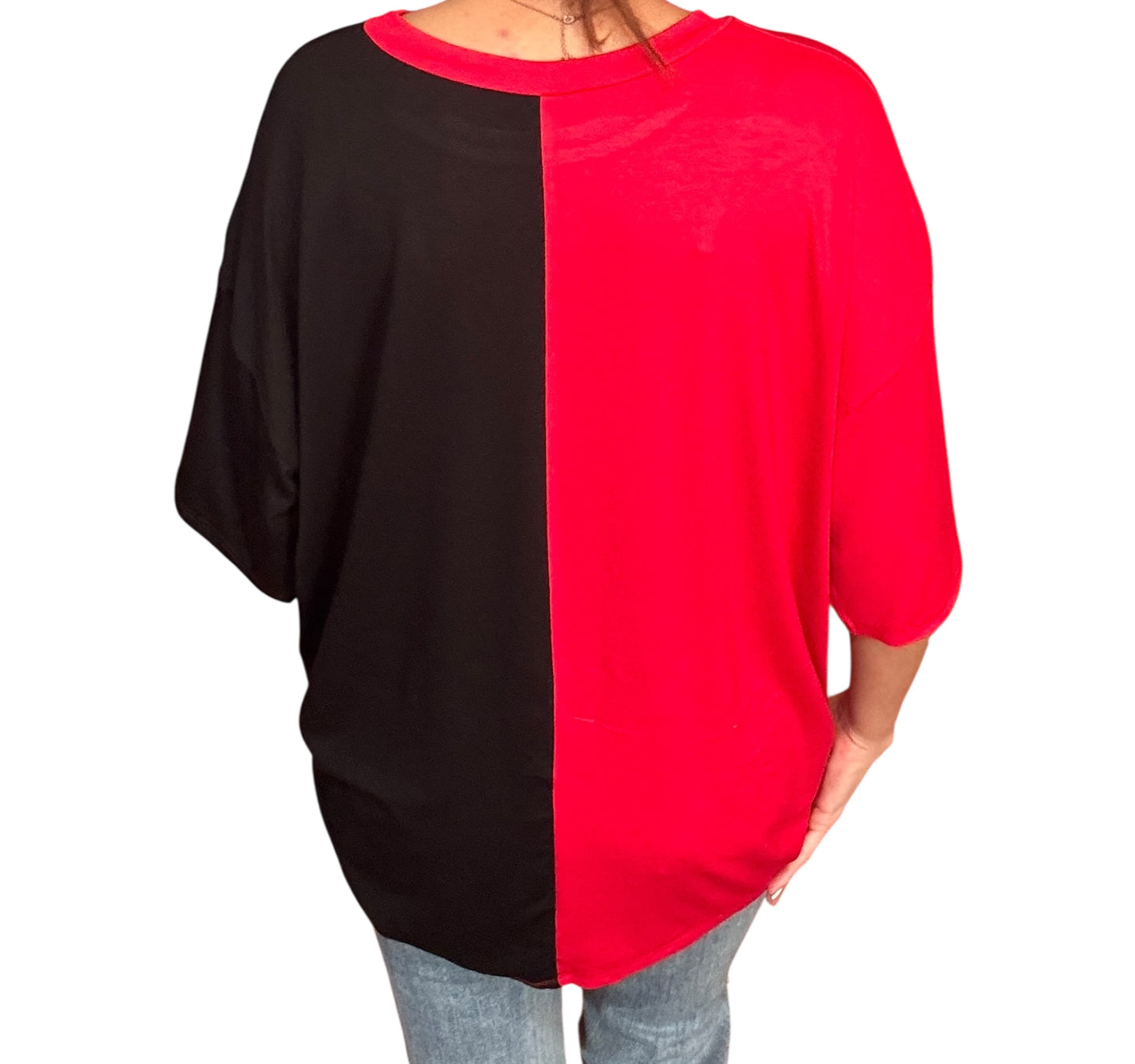 Color Block Blouse