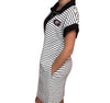 Black/White Strip Dress w/ pockets