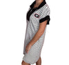 Black/White Strip Dress w/ pockets