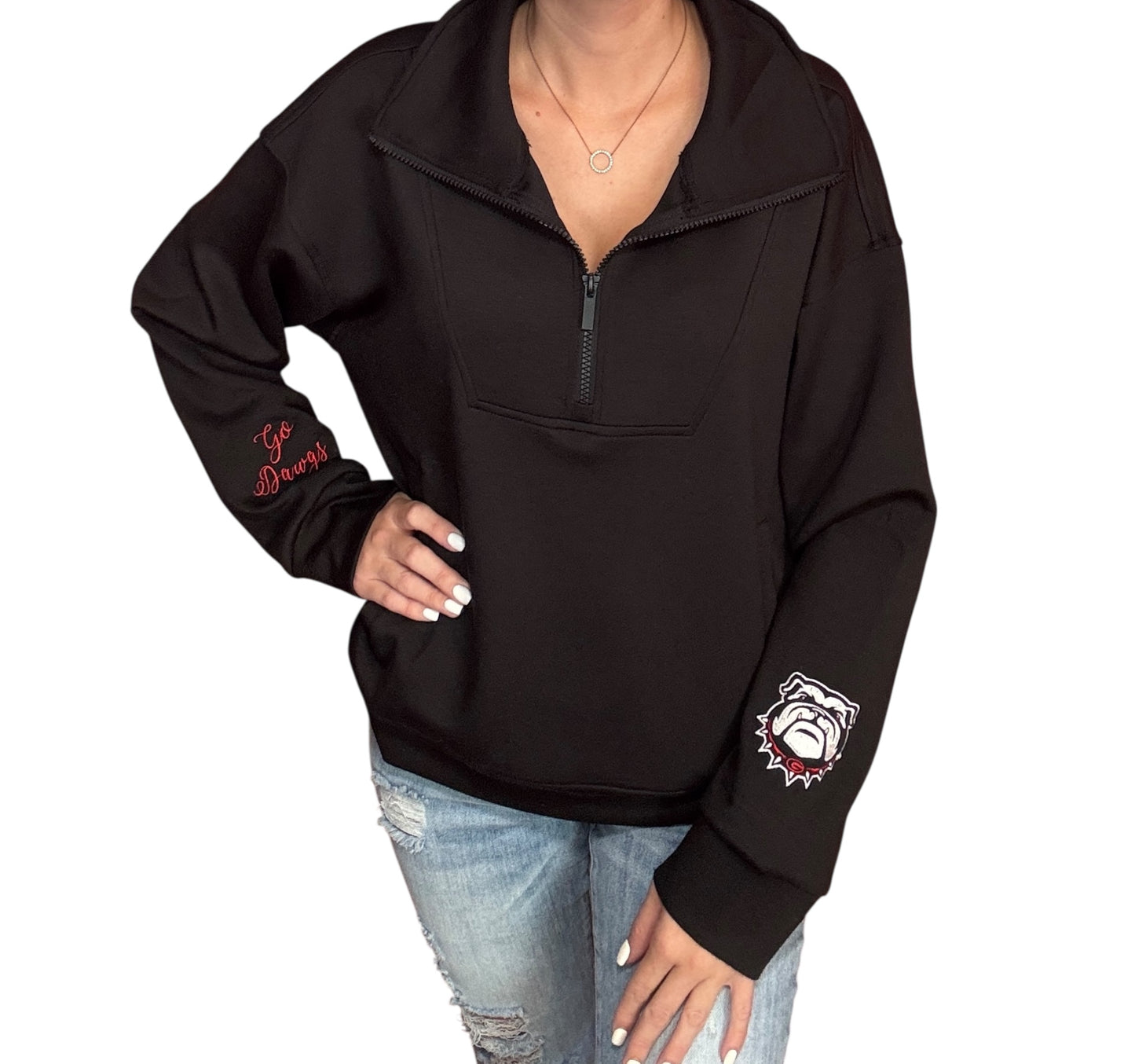 Black Quarter Zip