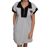 Black/White Strip Dress w/ pockets