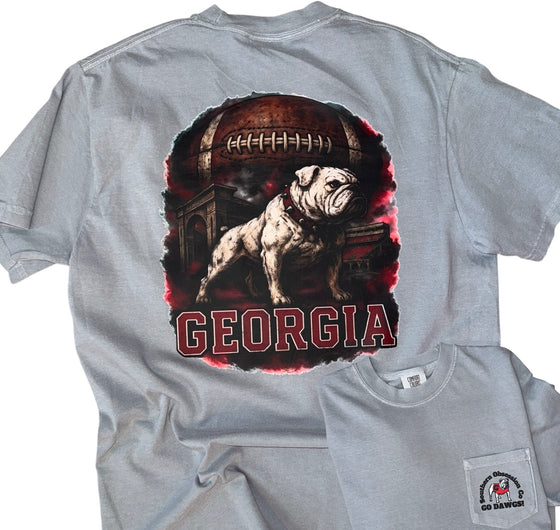 Grey Comfort Color Pocket Tee