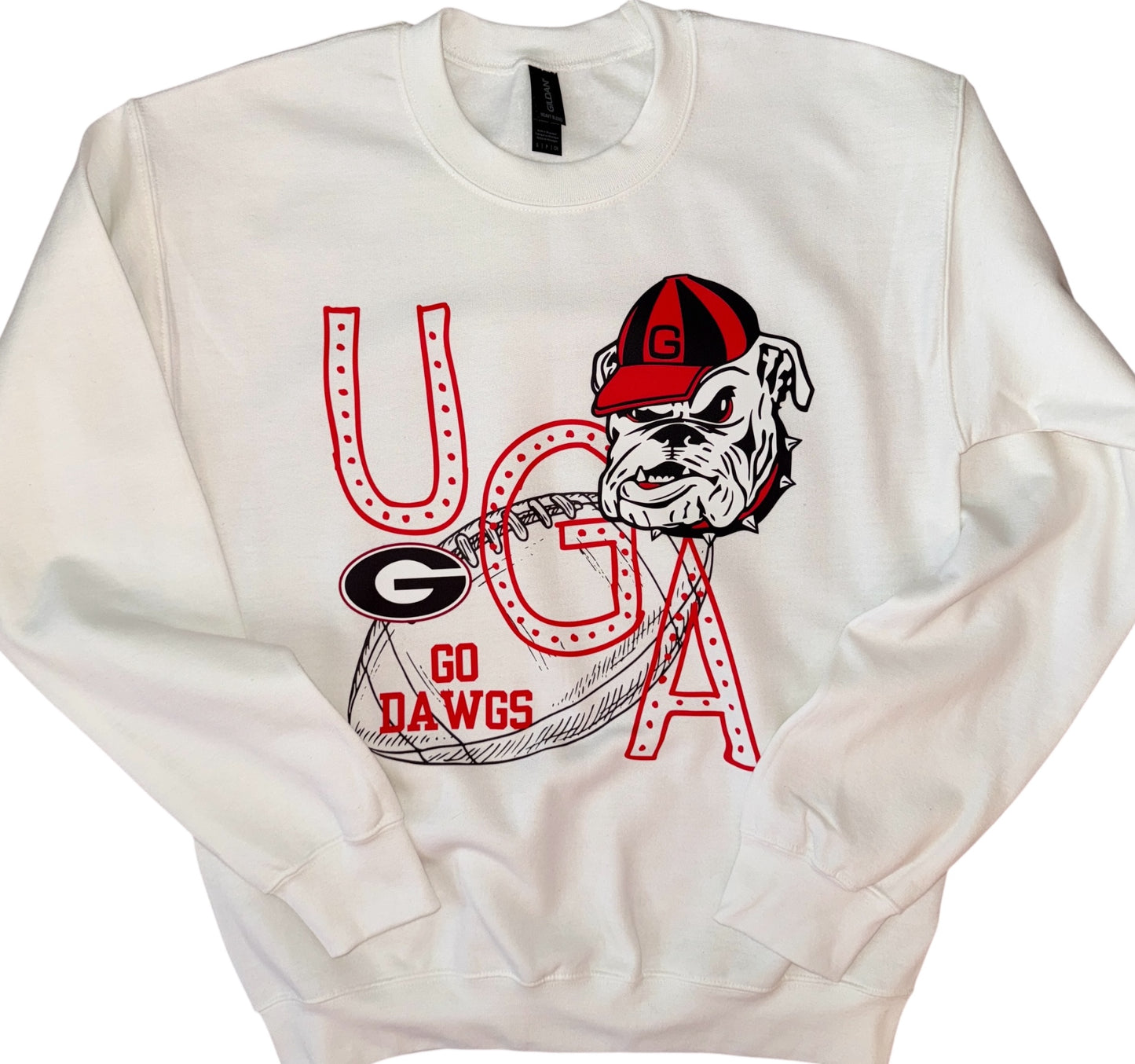 White Game Day Sweatshirt