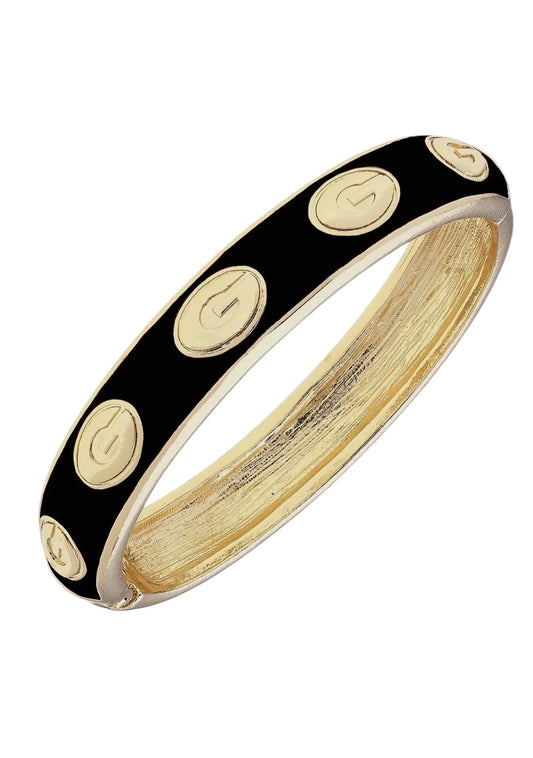 Black Hinge Bangle