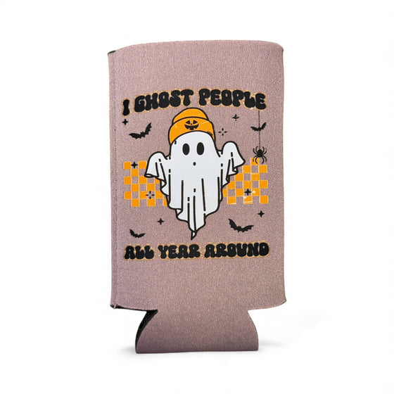 Ghost People Slim Koozie