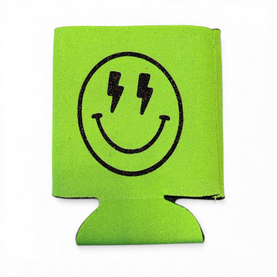 Green Smiley Koozie