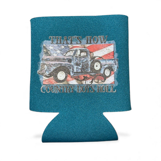 Country Boy Roll Koozie