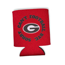  Red Can't Football Bye Sorry Koozie