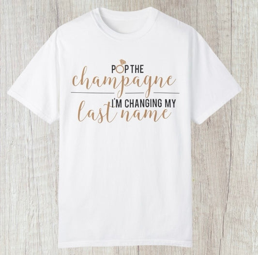 Pop The Champagne Tee - Southern Obsession Co. 