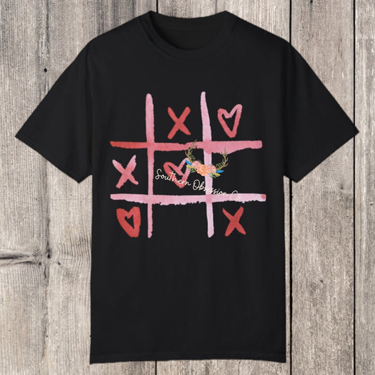 Tik Tac Toe XOXO Tee - Southern Obsession Co. 