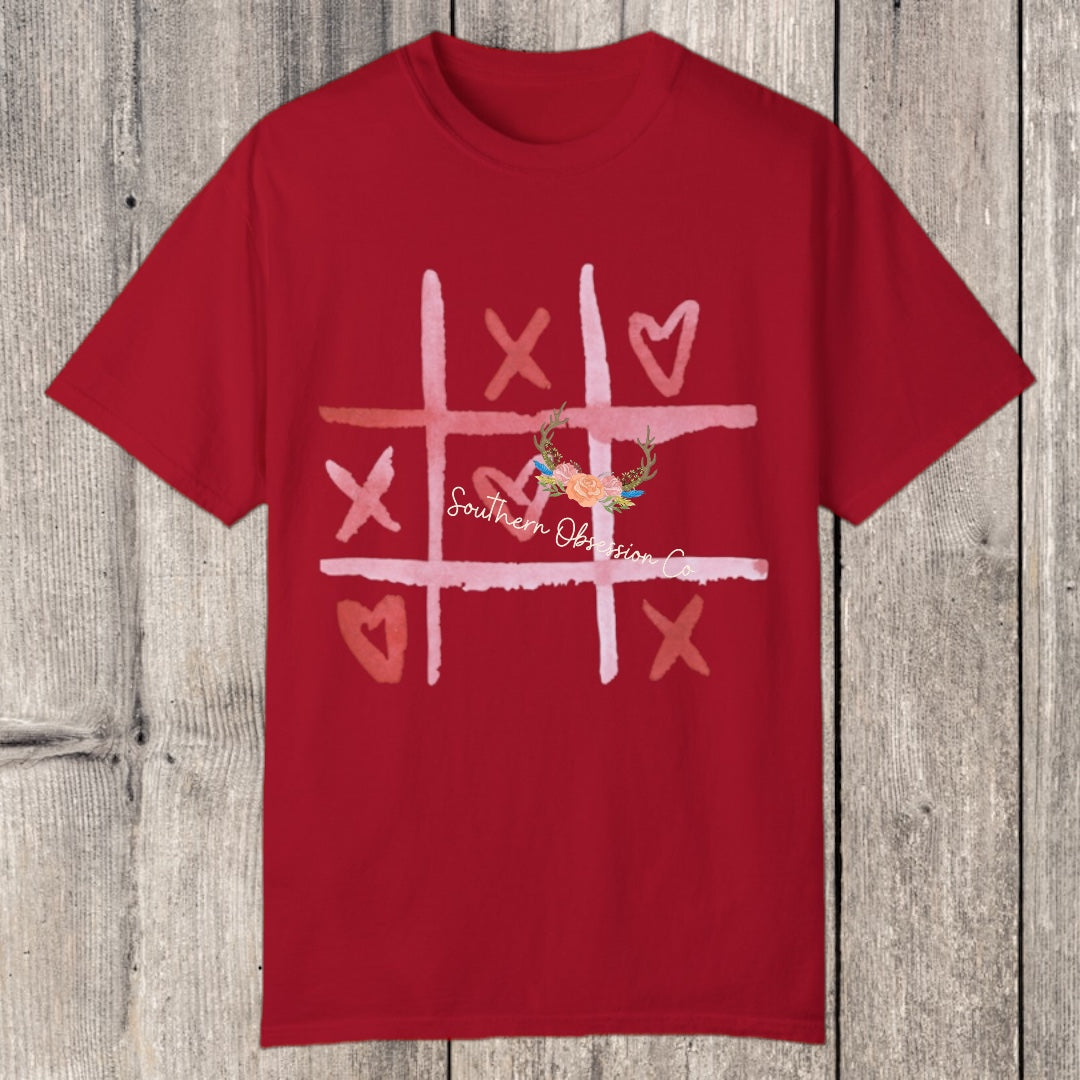 Tik Tac Toe XOXO Tee - Southern Obsession Co. 