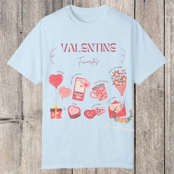 Valentine Favs Tee - Southern Obsession Co. 