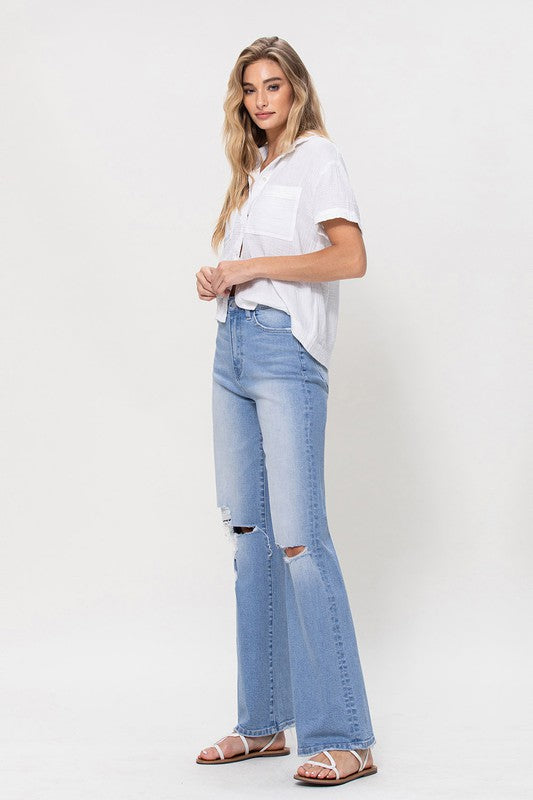 High Rise Vintage Flare Jeans - Southern Obsession Co. 