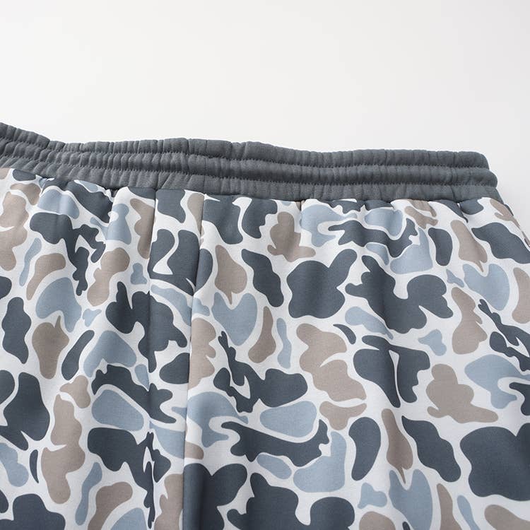 Fleece Joggers - Smoke Camo