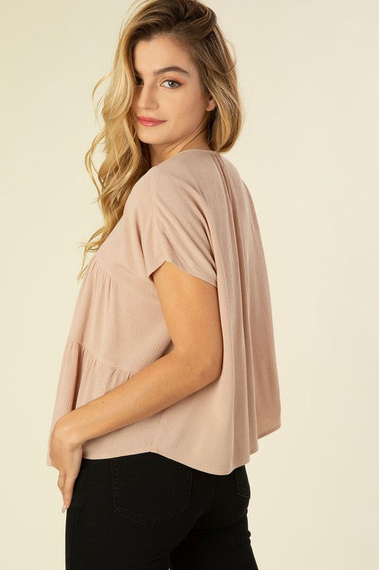 A line tiered blouse - Southern Obsession Co. 