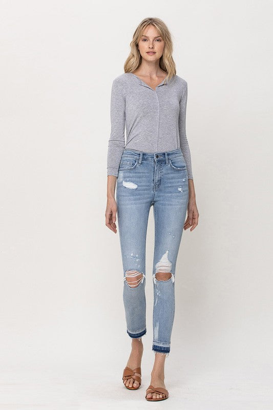 Mid Rise Crop Skinny - Southern Obsession Co. 
