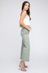 Acid Wash Frayed Pants - Southern Obsession Co. 