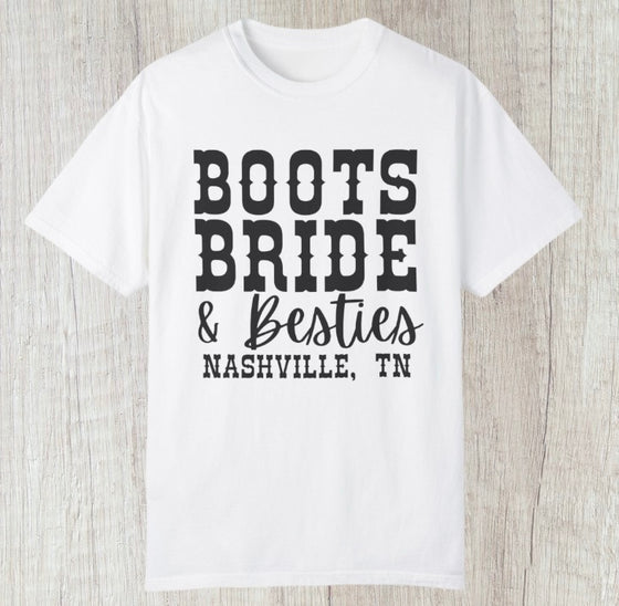 Boots Bride & Besties Tee - Southern Obsession Co. 