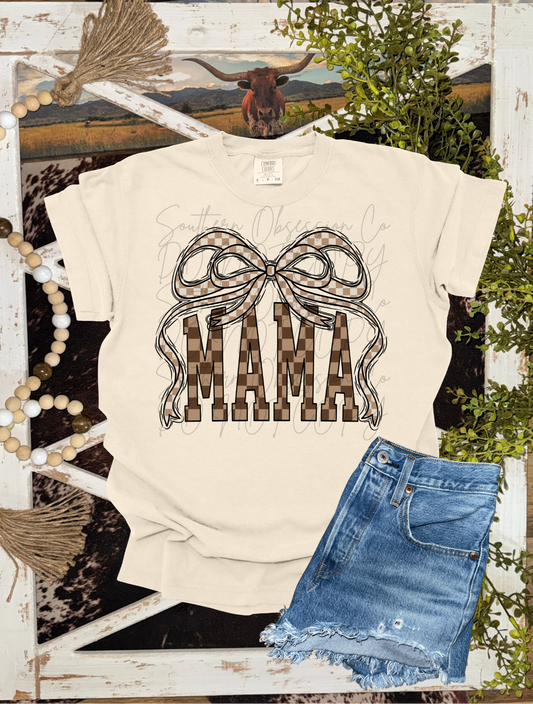 Tan Trendy Mama Tee